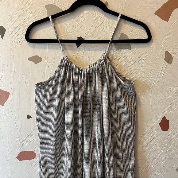 Hatch Maternity Striped Linen Morgana Jumpsuit size 3 (L/XL) - Picture 6 of 12